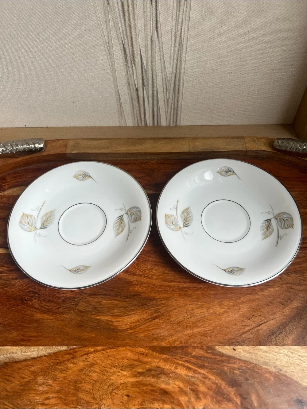 Vintage Mid-Century Normandy pattern by Edelstein Bavaria (set of 2)